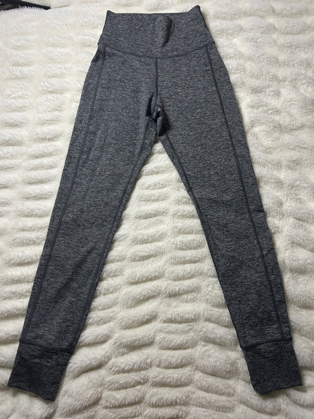 aerie Heathered Dark Gray lined High-Waist Leggings